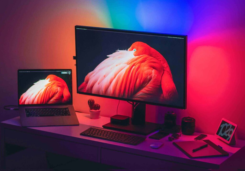 Monitores 4K para trabalhar e relaxar title