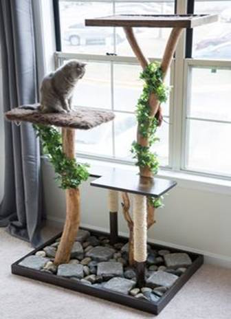 Como fazer uma árvore para gatos – DIY